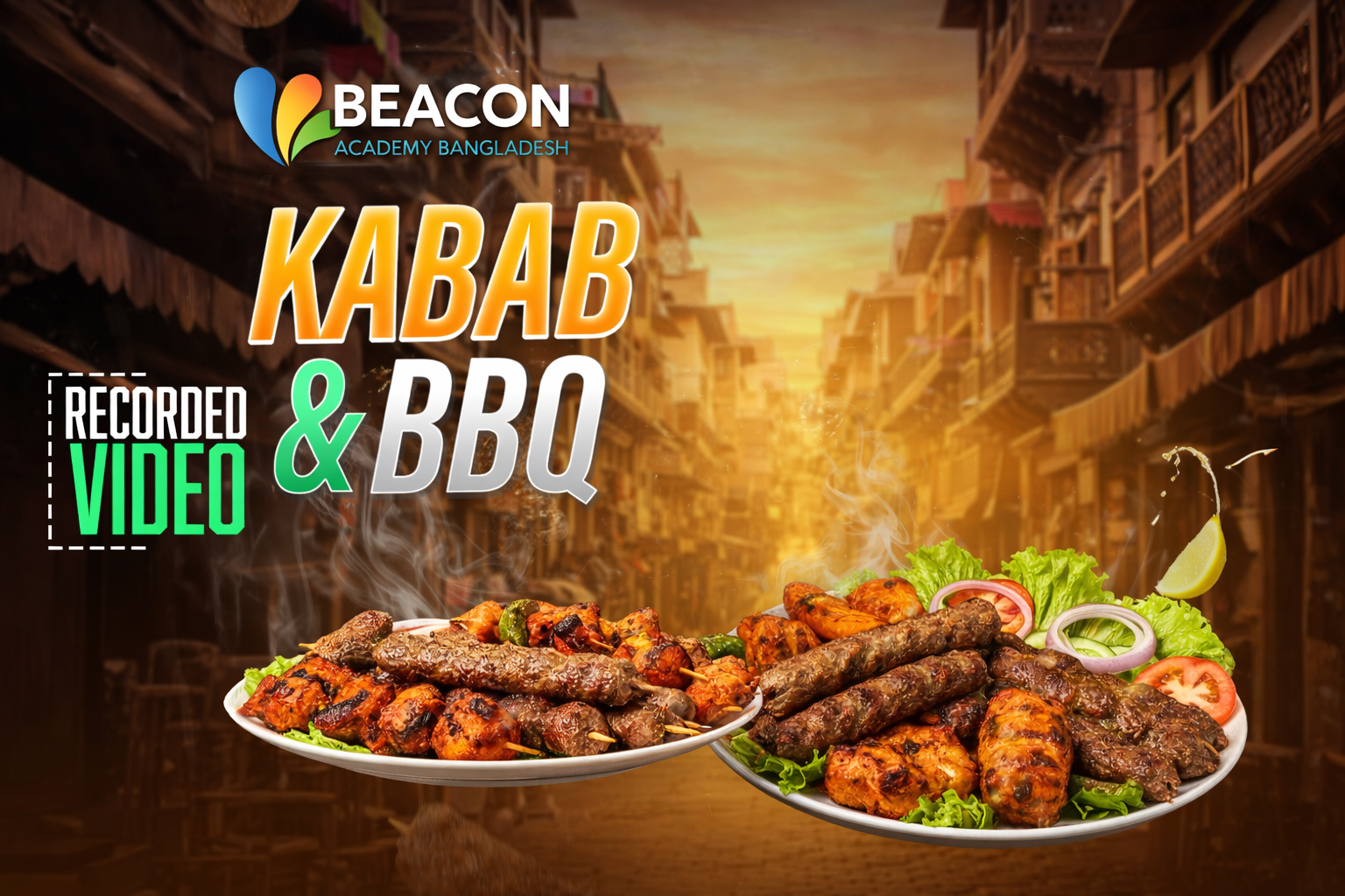 Kabab & BBQ  – 13 Smoky & Juicy Items (Video Course)